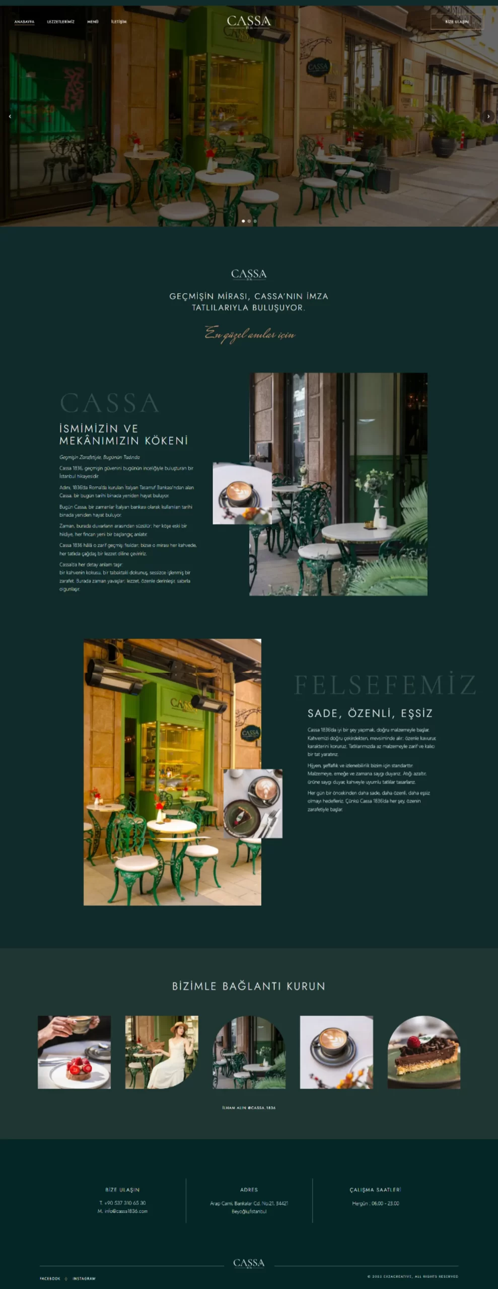 Cassa 1836 kafe İstanbul karaköy coffee kahve - exzacreative